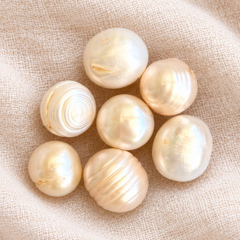 Large cream baroque freshwater pearls